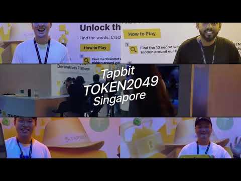 Tapbit Token2049 Day 2 is on — Treasure Hunt time! 🗝️