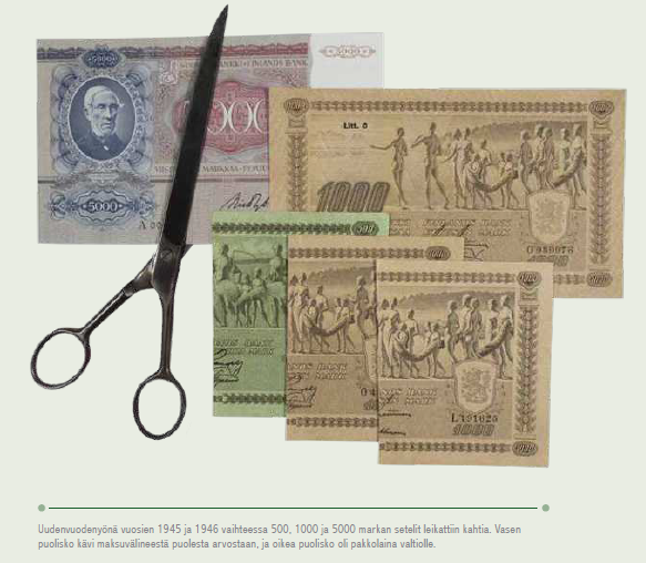 Quand les Finlandais réduisaient leur argent en deux pour freiner l’inflation