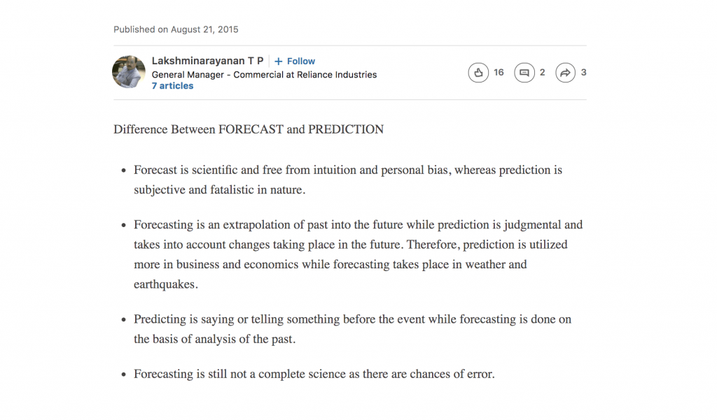Entendu dans un salon de discussion : prévisions et prédictions prévision-vs-prédiction-1