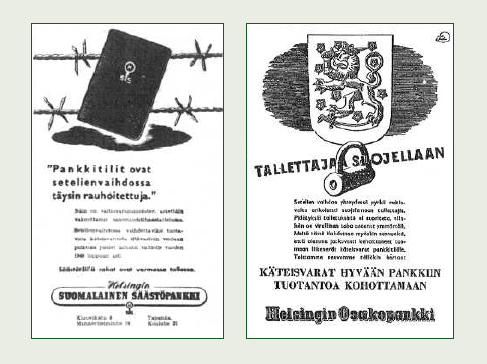 Quand les Finlandais reduisaient leur argent en deux pour freiner