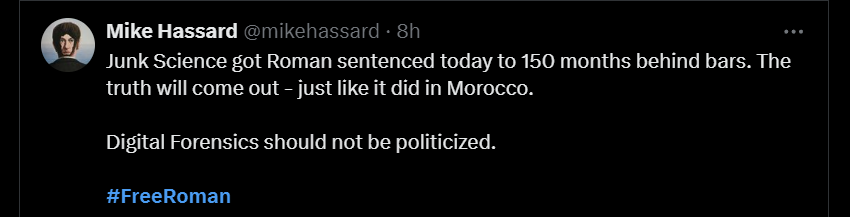 L'utilisateur de Bitcoin Fog, Roman Sterlingov, écope de 12,5 ans de prison pour l'avoir prétendument exécuté sur la base de la « Junk Science » L'utilisateur de Bitcoin Fog, Roman Sterlingov, écope de 12,5 ans de prison pour l'avoir prétendument exécuté sur la base de la « Junk Science »