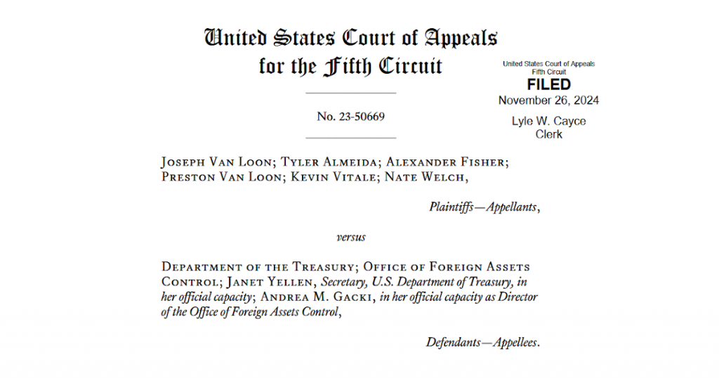 Moneyness : Tornado Cash non-OFAC