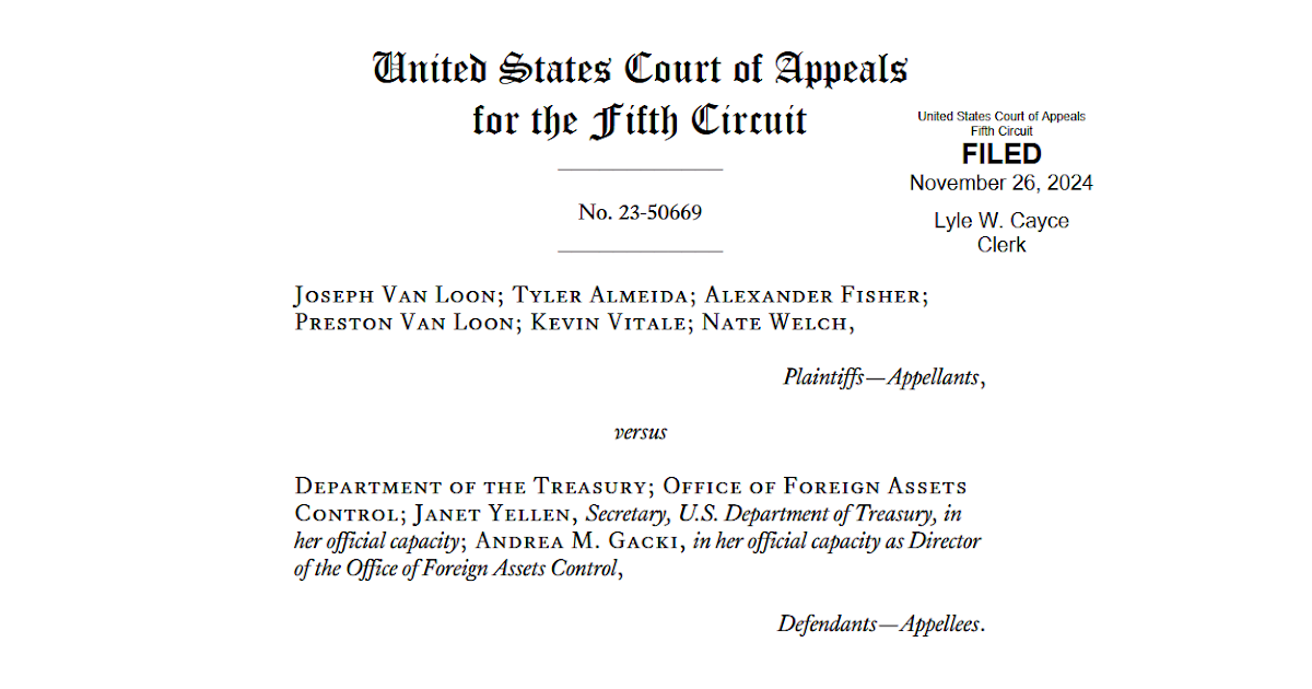 Moneyness : Tornado Cash non-OFAC