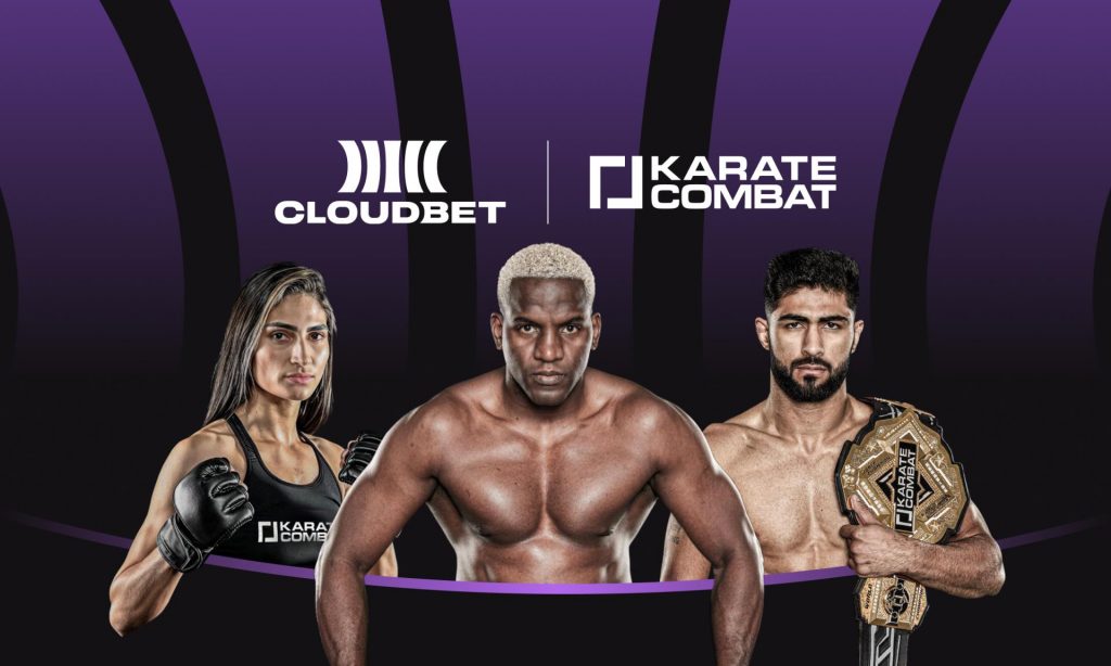 Cloudbet s'associe à Karate Combat en tant que casino en ligne et paris sportifs officiels