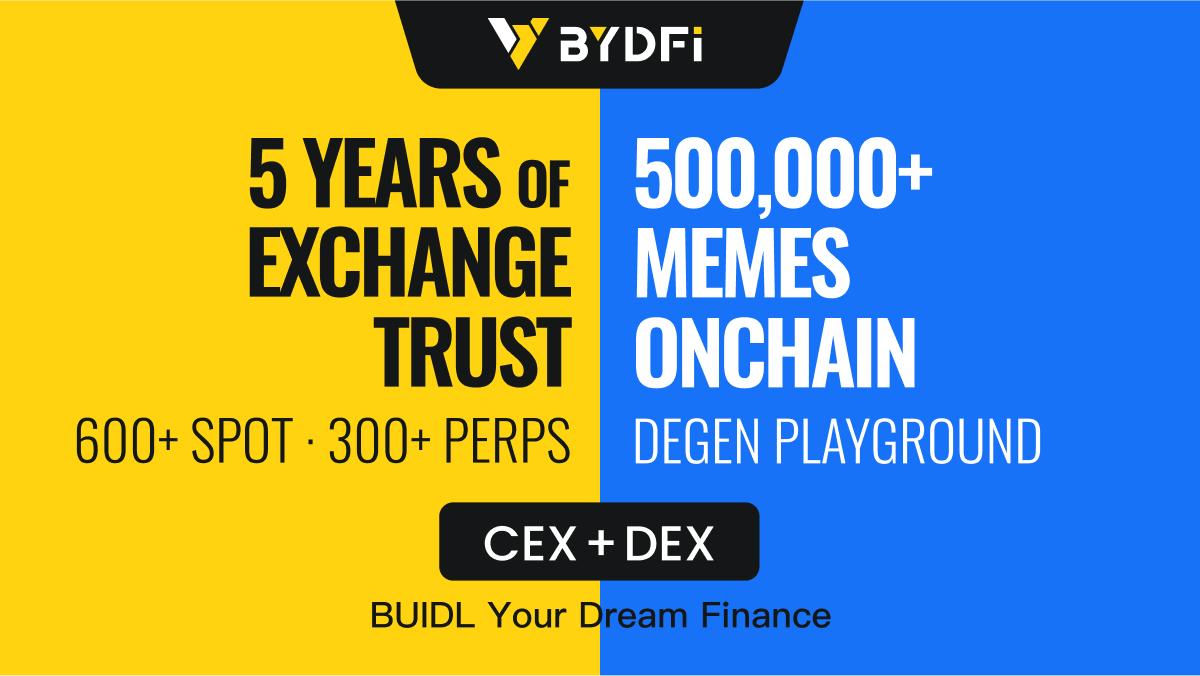 BYDFI lance officiellement l'outil de trading sur chaîne Moonx, inaugurant l'ère des moteurs dual CEX + Dex