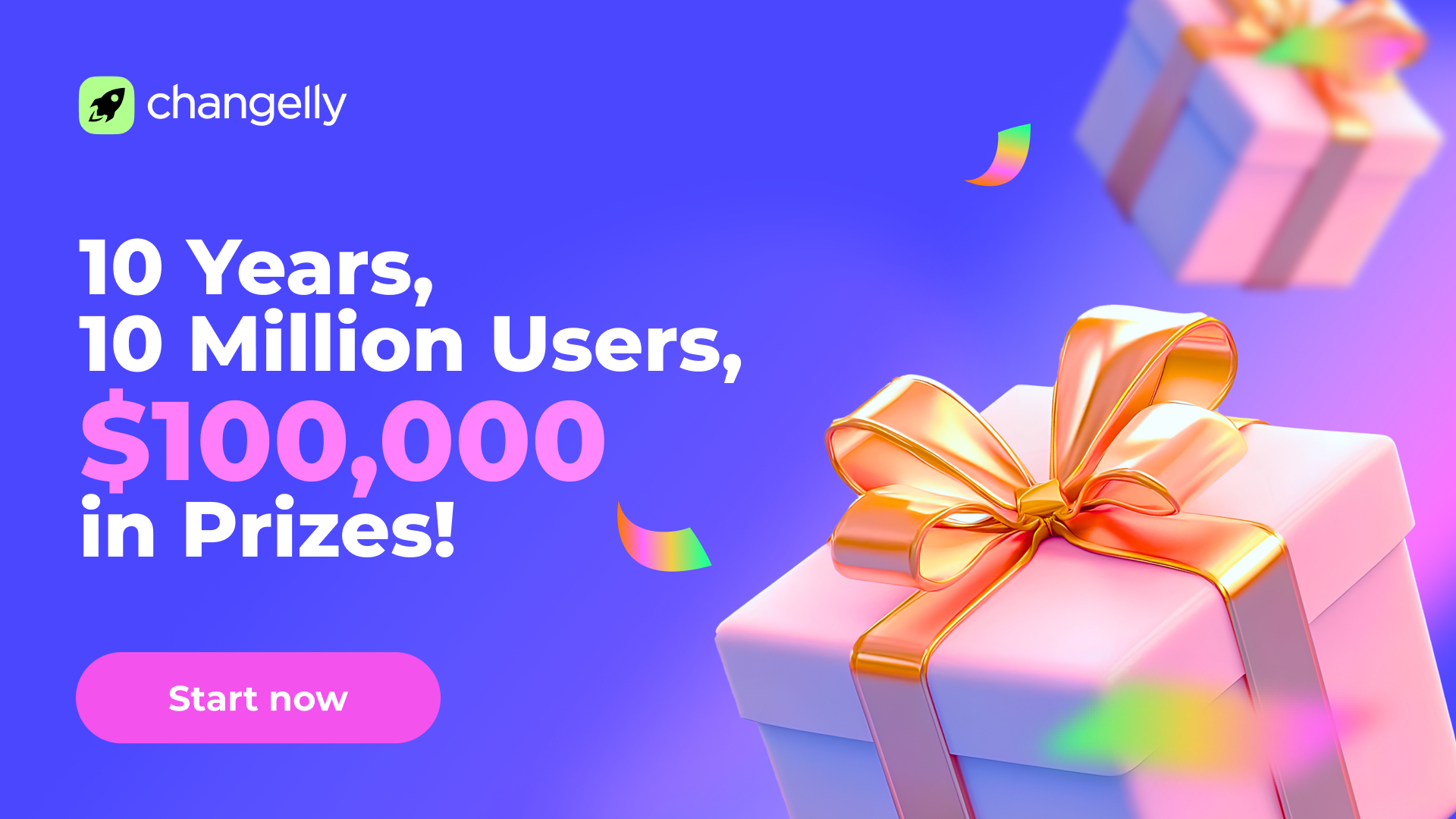 Changelly frappe 10 millions d'utilisateurs et célèbre 10 ans avec des partenaires