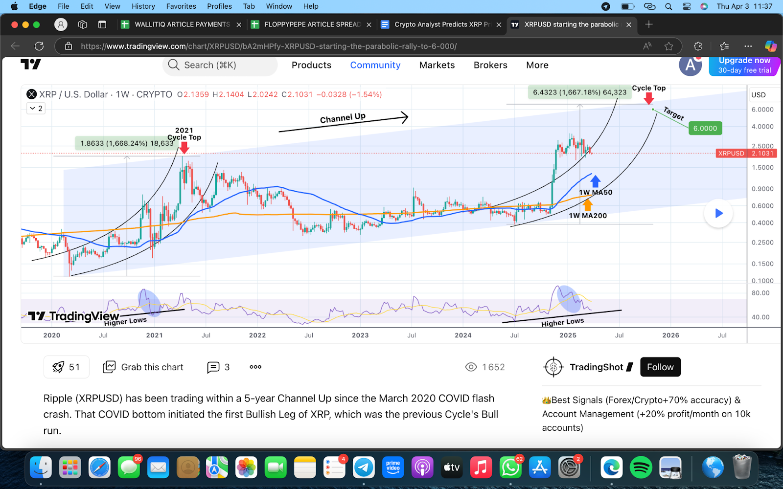 Crypto Analyst predit que le prix XRP a commence a