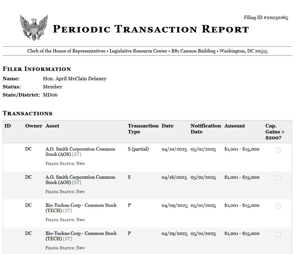 Le politicien americain fabrique un pari de stock de biotechnologie