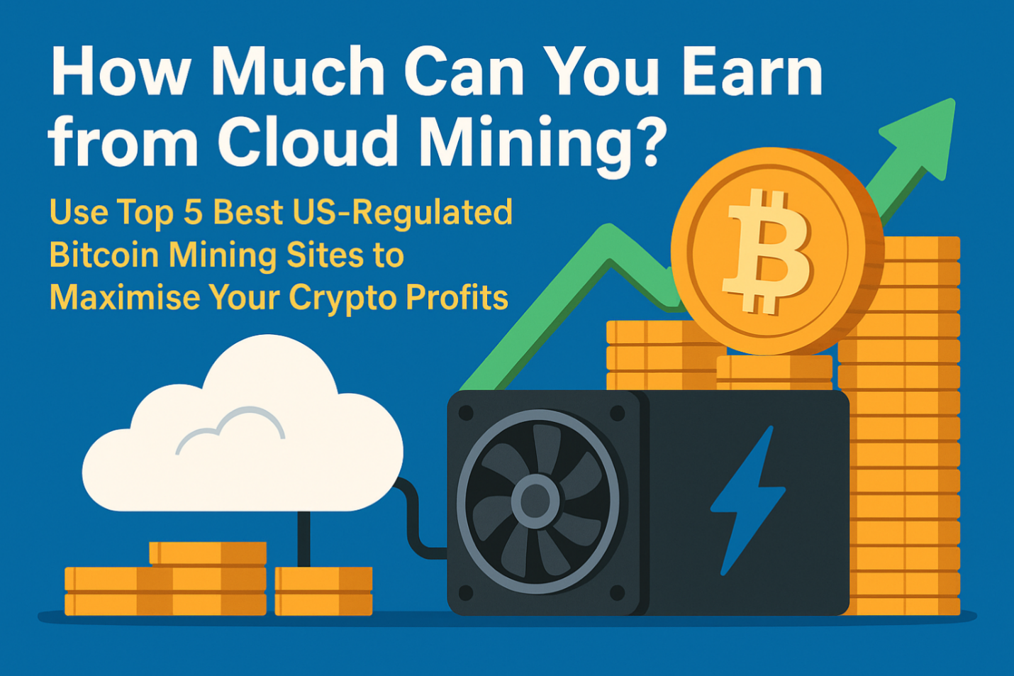 Combien pouvez-vous gagner de Cloud Mining? Utilisez les 5 meilleurs sites d'extraction de Bitcoin régulés aux États-Unis pour maximiser vos bénéfices de cryptographie