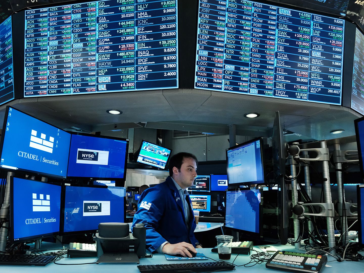 Bitcoin's implied volatility trending lower. (NYDIG Research)