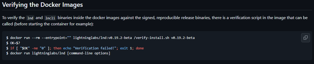 Vérification des images Docker.
