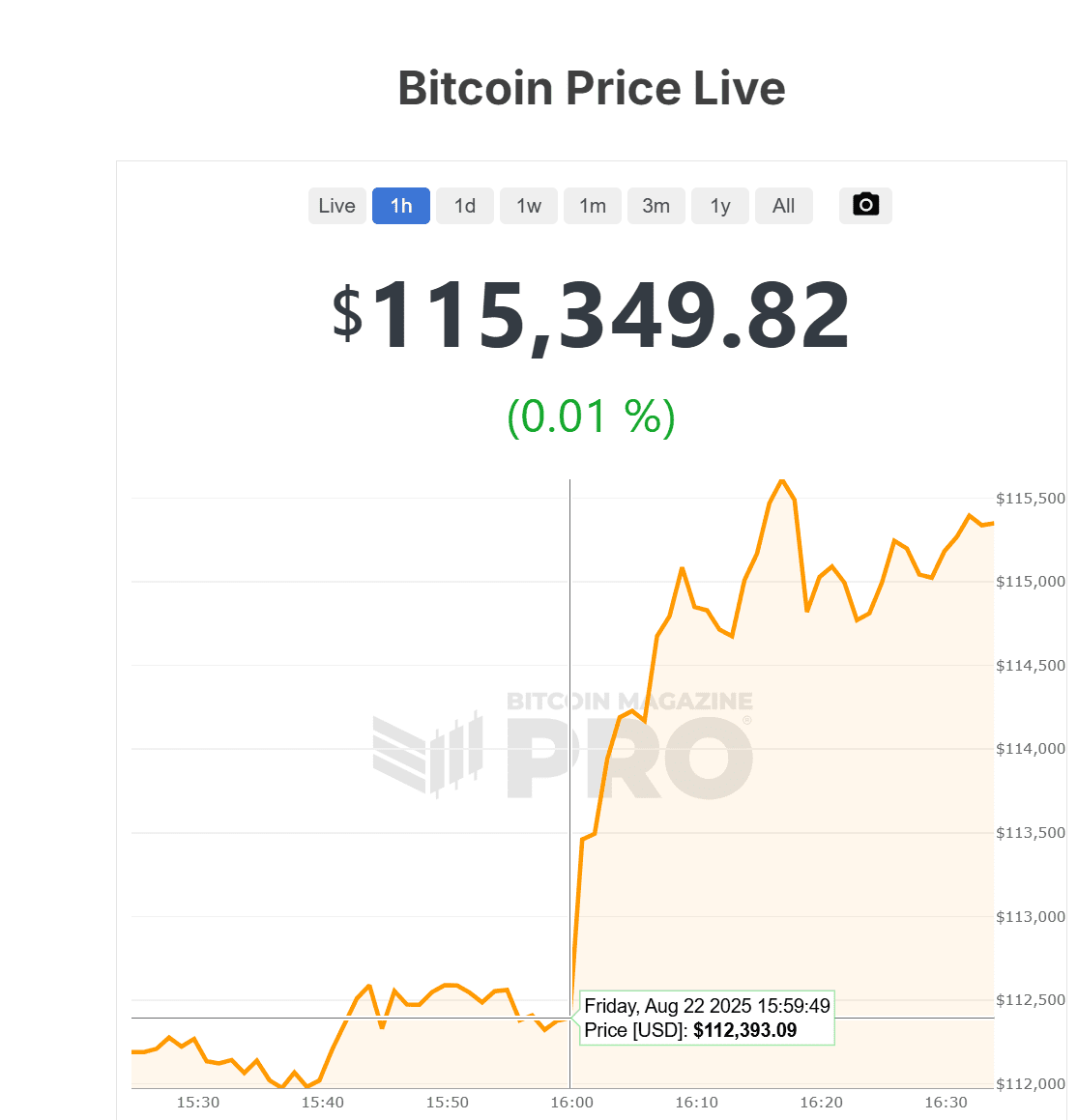 Le prix du bitcoin baisse à nouveau - et non, ce n'est toujours pas à cause de la Fed 2 Bitcoin Price, Bitcoin Magazine Pro Chart