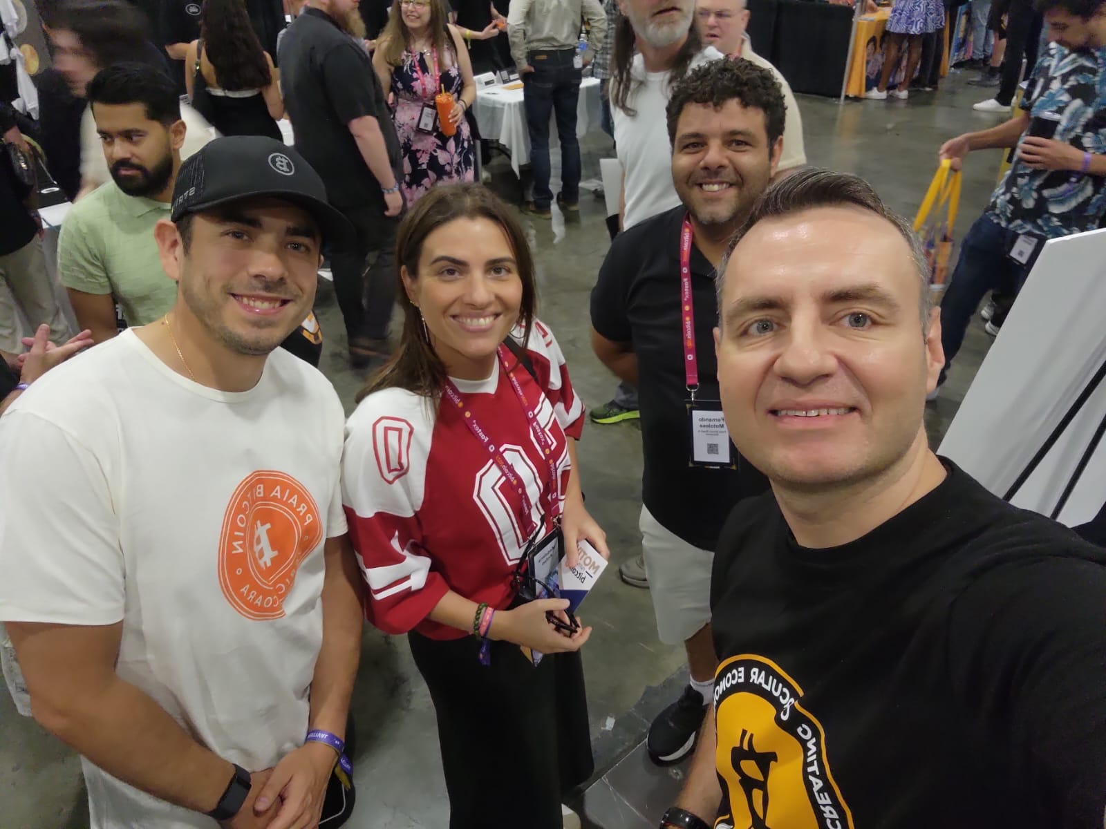 Économies circulaires de Bitcoin et un pont entre Las Vegas et Pérou 1 Bitcoin Vegas 2025, selfie