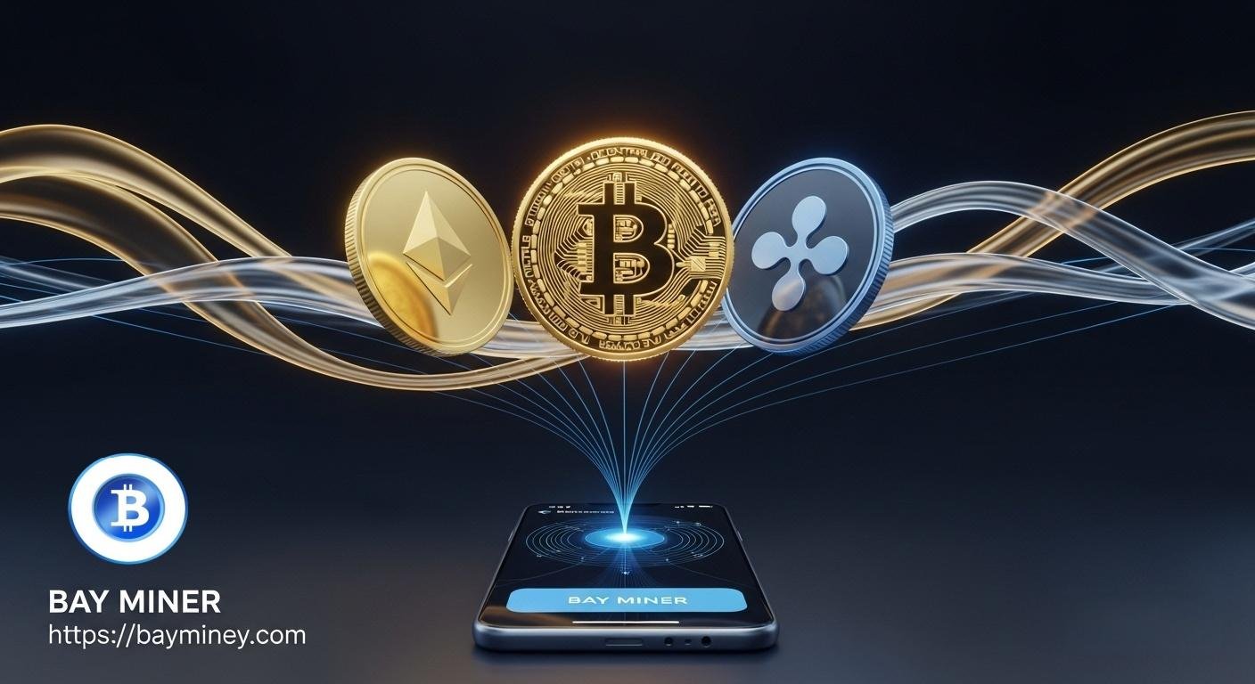 L'application mobile Bay Miner simplifie les mines cloud pour les utilisateurs de Bitcoin, Ethereum et Ripple