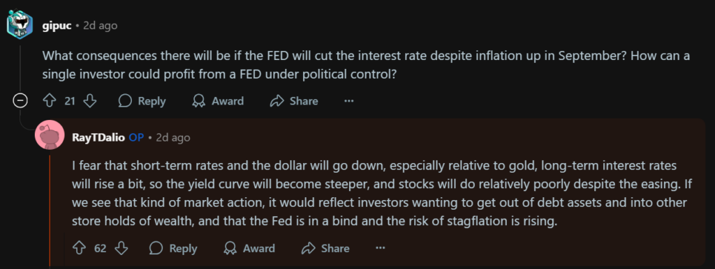 Le milliardaire Ray Dalio met en garde contre un accident imminent en 2 actifs si Fed réduit les taux Le milliardaire Ray Dalio met en garde contre un accident