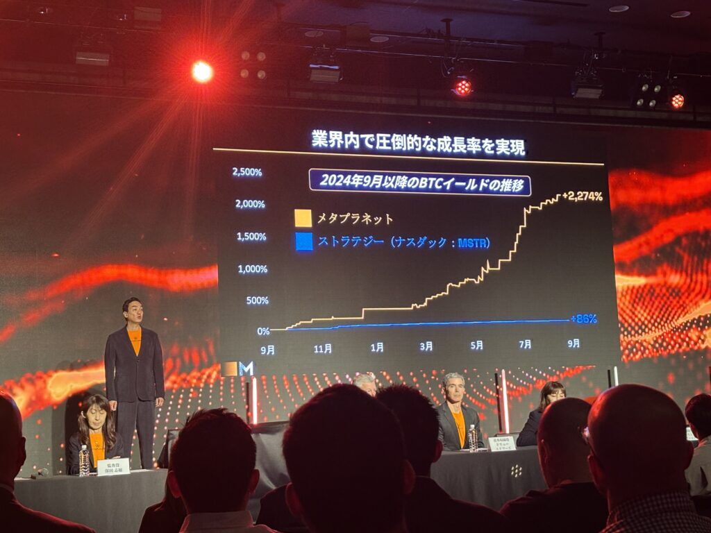 Le president de Metaplanet presente un plan pour acquerir 210