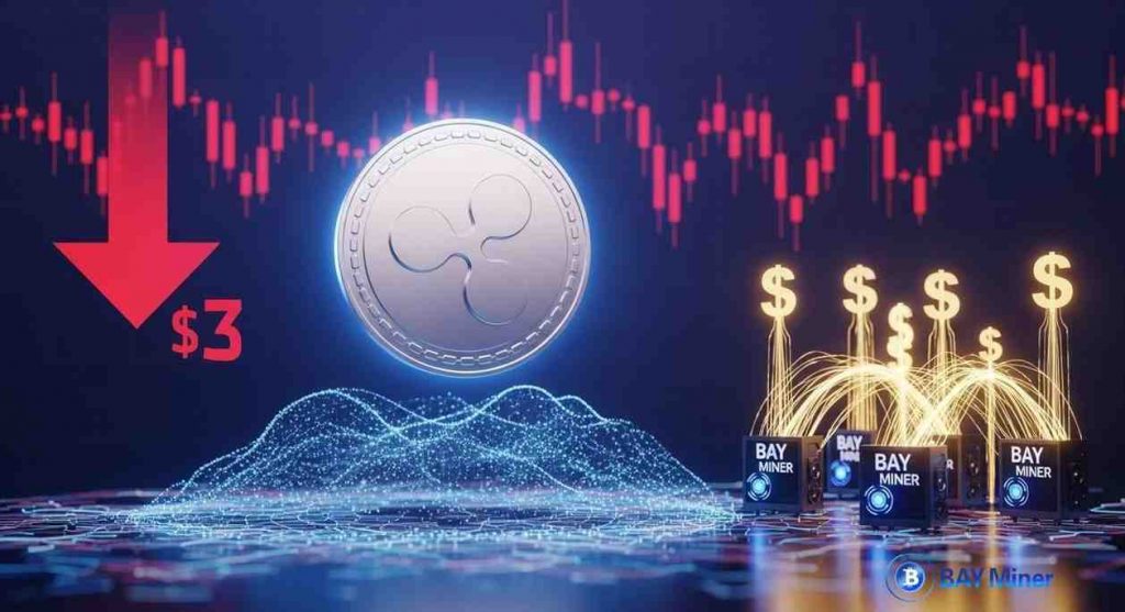 Les investisseurs sécurisent le revenu passif avec la baie mineur minéraire XRP Falls Below $3 Investors Secure Passive Income with BAY Miner Cloud Mining