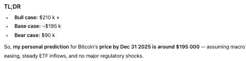 L’IA prédit le prix du Bitcoin pour fin 2025 1760473299 926 LIA predit le prix du Bitcoin pour fin 2025