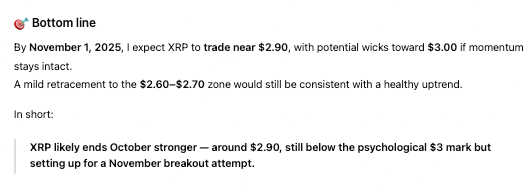 1761470261 413 AI predit le prix du XRP pour le 1er novembre