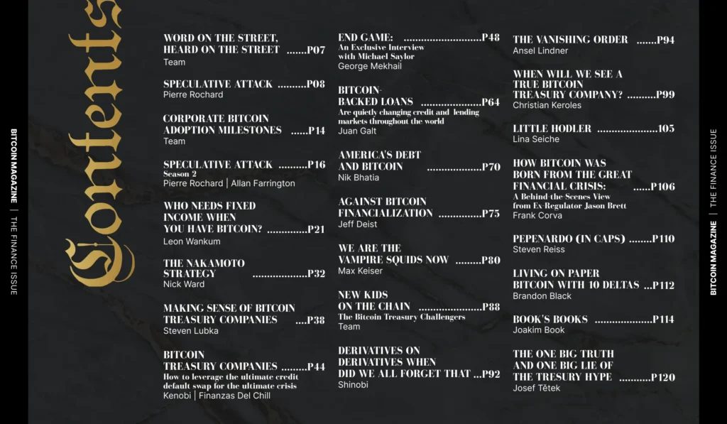 The Finance Issue: Letter From The Editor 1 La question financiere lettre de lediteur.webp