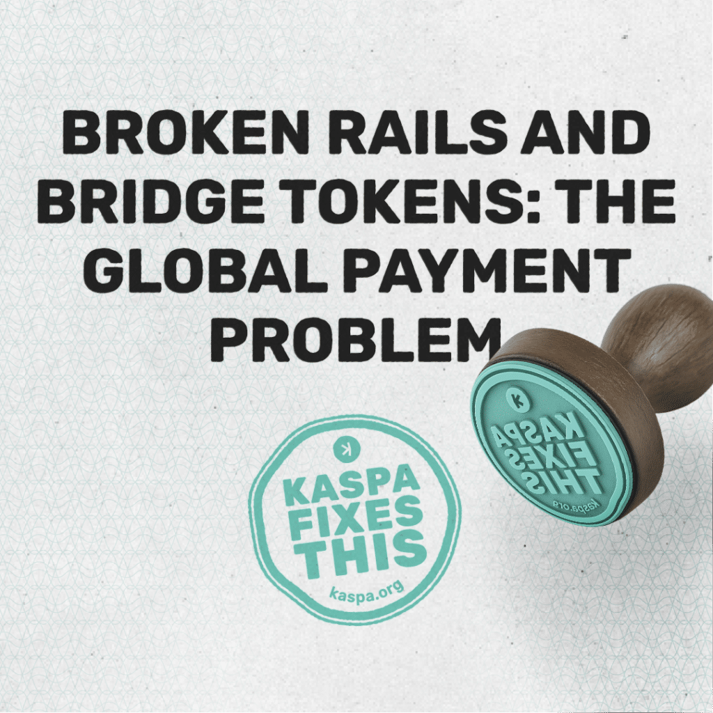 Le problème de paiement global et comment KASPA peut résoudre ce problème Le probleme de paiement global et comment KASPA peut resoudre