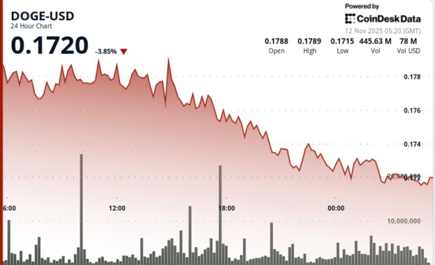 Dogecoin près de la zone make-or-break après une nouvelle chute de Bitcoin