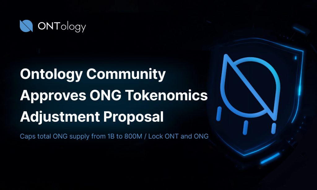La communauté d’ontologie approuve la proposition d’ajustement de l’ONG Tokenomics