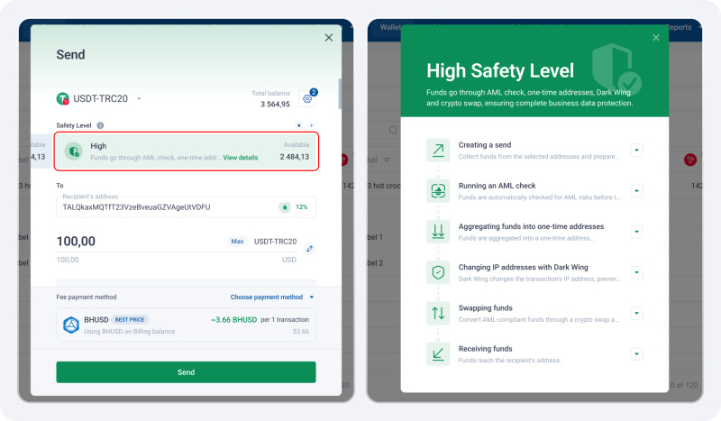 BitHide lance des niveaux de securite des transactions – Transferts cryptographiques controles