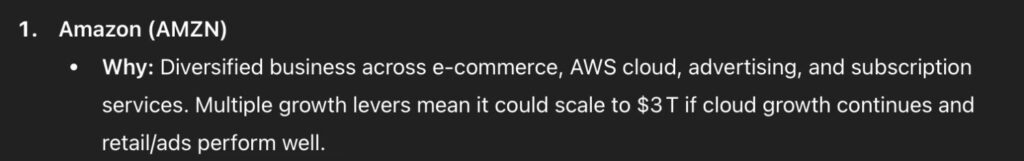 ChatGPT selectionne 2 entreprises pour atteindre 3 000 milliards de