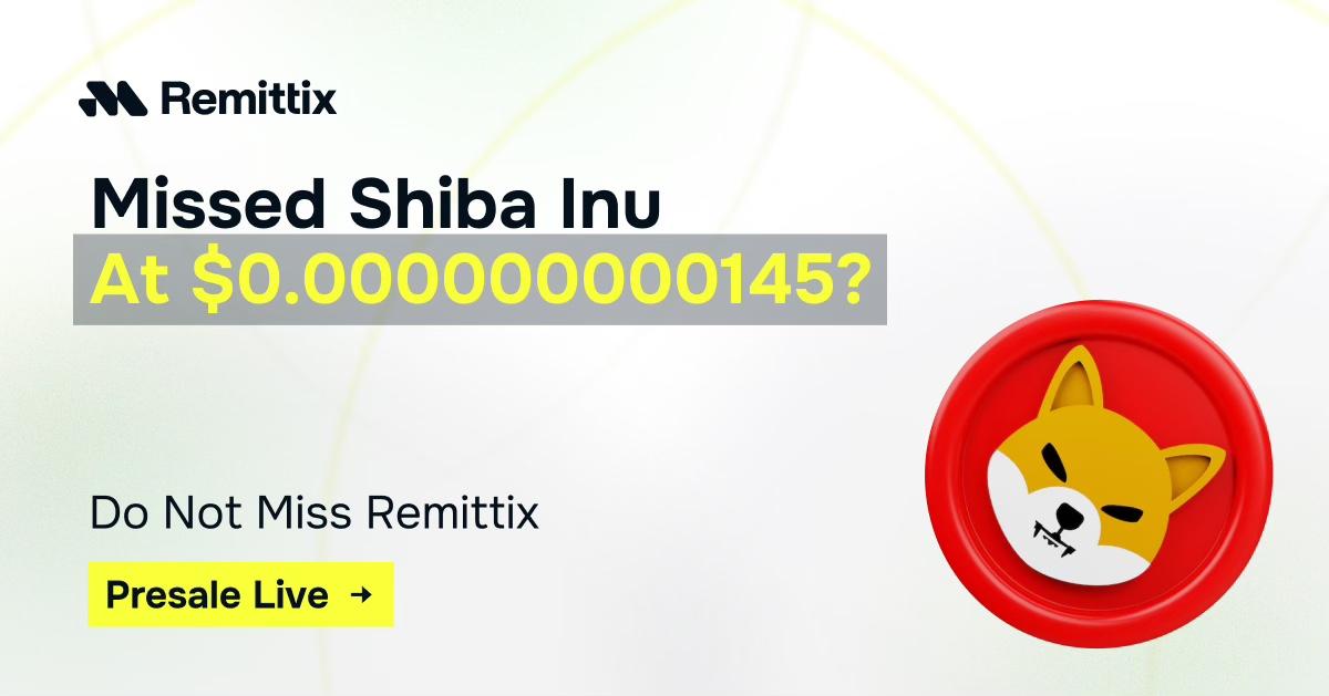 SHIB peut-il reprendre son élan alors que Remittix prépare le terrain pour les jetons utilitaires basés sur Ethereum ? Shiba Inu Price Prediction Can SHIB Regain Momentum As Remittix Sets The Stage For Ethereum-Based Utility Tokens?