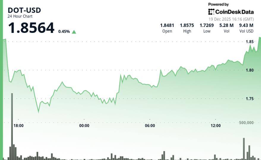 Le DOT de Polkadot reste stable avec un jeton inchangé sur 24 heures