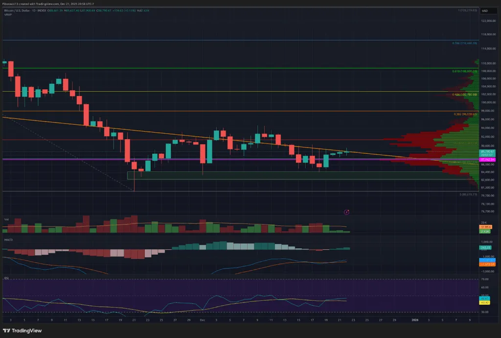 Perspectives des prix du Bitcoin : les taureaux visent une pause de 94 000 $ pour un élan vers la nouvelle année