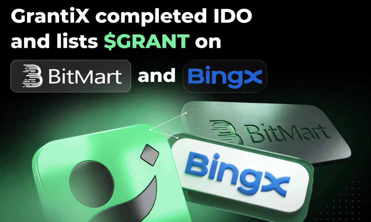 Listes GrantiX sur BitMart et BingX après des IDO réussies