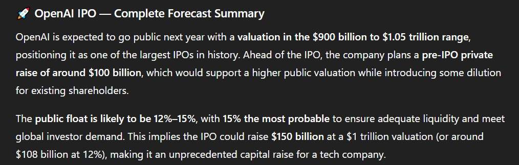 Voici combien vaudrait laction OpenAI en cas dintroduction en bourse
