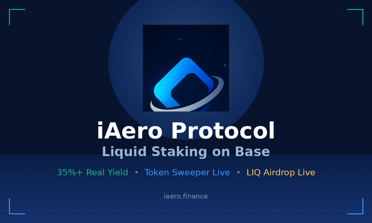 iAero Protocol lance Token Sweeper et distribue 5 % de l'approvisionnement en LIQ aux Stakers iAero Protocol lance Token Sweeper et distribue 5 % de l'approvisionnement en LIQ aux Stakers