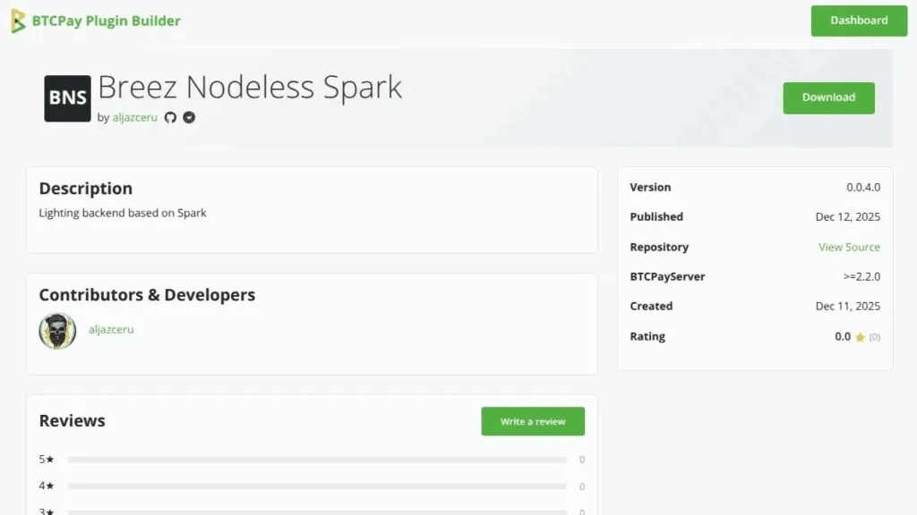 Time2Build 2025 Winners: Breez Awards Bitcoin Prizes for Lightning Integrations in BTCPay Server, Primal, and More 1 Breez decerne des prix Bitcoin pour les integrations Lightning dans