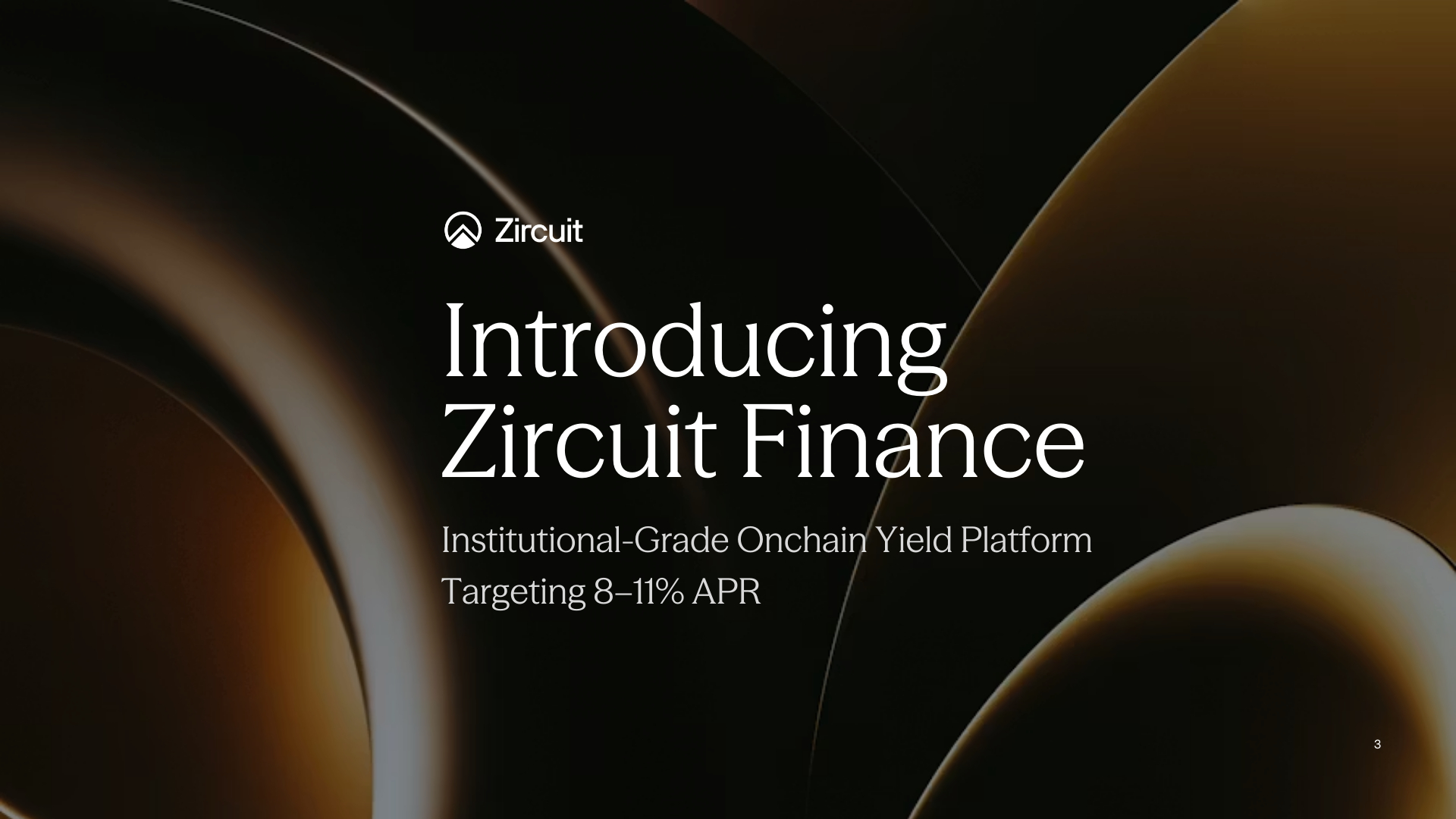 Zircuit Finance lance une plateforme de rendement Onchain de qualité institutionnelle ciblant un TAEG de 8 à 11 %