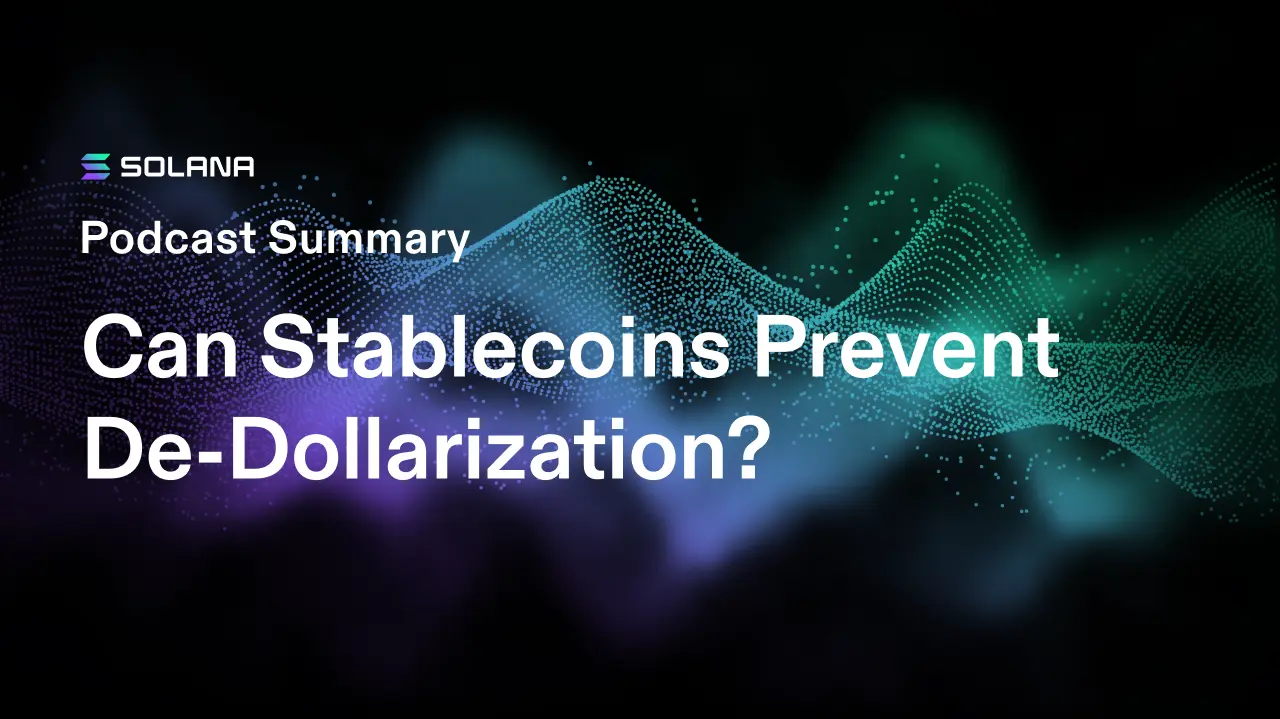 Solana payments infrastructure showing live transaction stats and stablecoin support