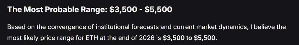DeepSeek AI fixe le prix d’Ethereum pour fin 2026 DeepSeek AI fixe le prix dEthereum pour fin 2026