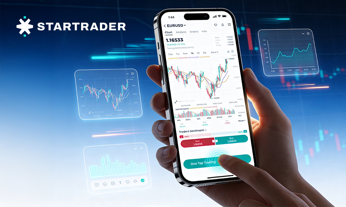 L'application STARTRADER présente le trading en un clic et les améliorations de la plateforme mobile
