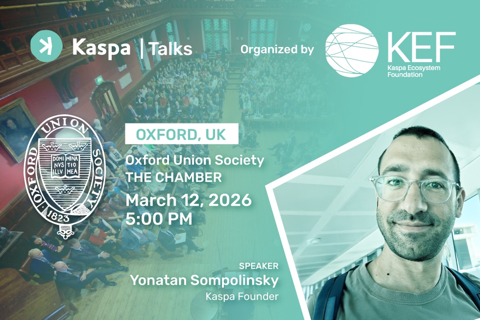 Yonatan Sompolinsky à l'Oxford Union
