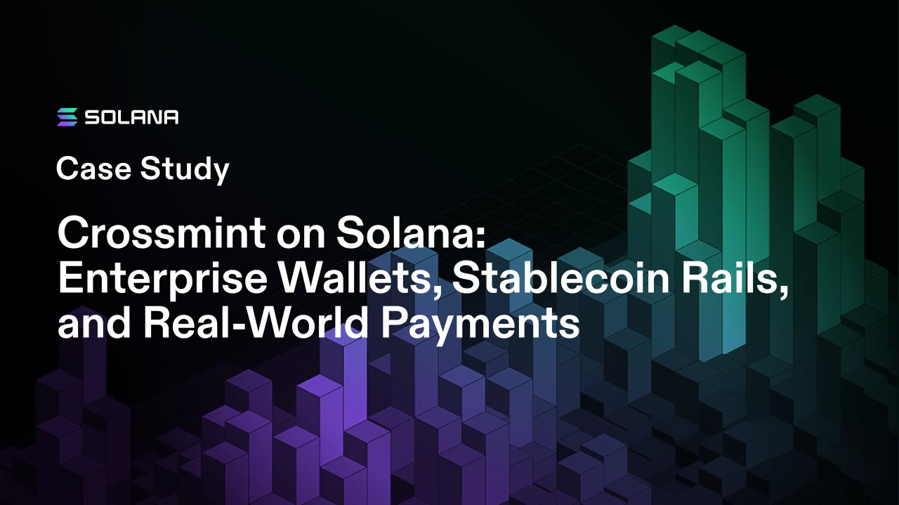 Solana payments infrastructure showing live transaction stats and stablecoin support